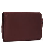 RFIDsafe RFID Blocking Clutch Wallet, Merlot