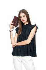 RFIDsafe RFID Blocking Clutch Wallet, Merlot