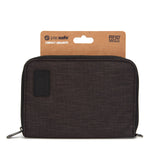RFIDsafe RFID Blocking Compact Travel Organizer, Carbon
