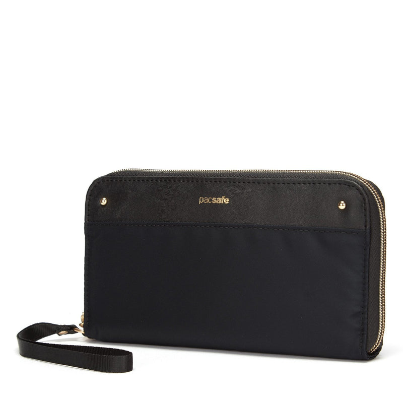 RFIDsafe RFID Blocking Continental Wallet, Black