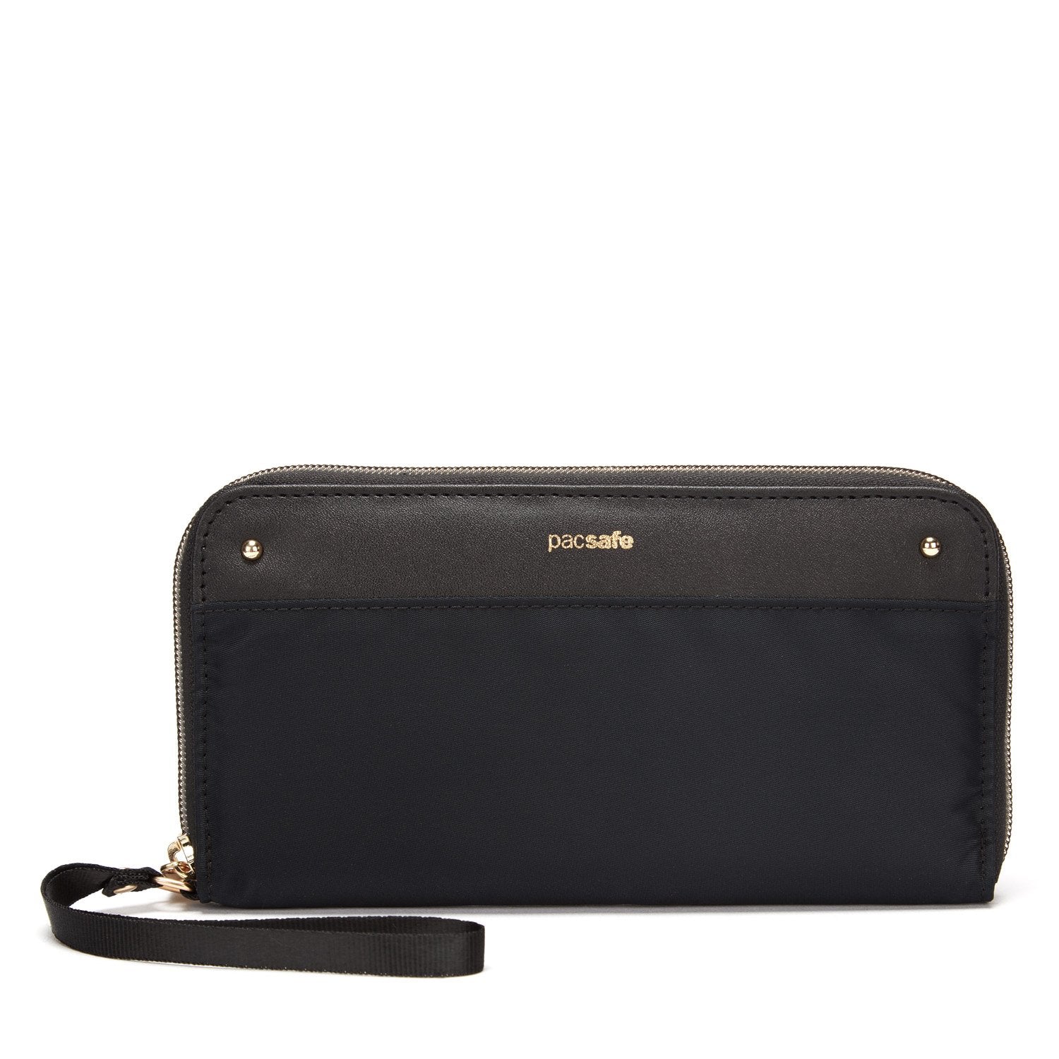 RFIDsafe RFID Blocking Continental Wallet, Black
