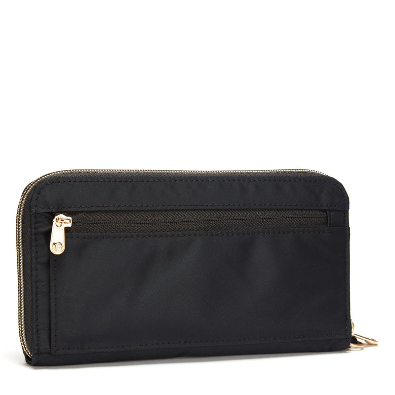 RFIDsafe RFID Blocking Continental Wallet, Black