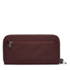 RFIDsafe RFID Blocking Continental Wallet, Merlot