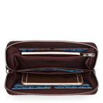 RFIDsafe RFID Blocking Continental Wallet, Merlot