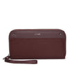 RFIDsafe RFID Blocking Continental Wallet, Merlot