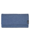 RFIDsafe LX200 RFID Blocking Clutch Wallet, Denim