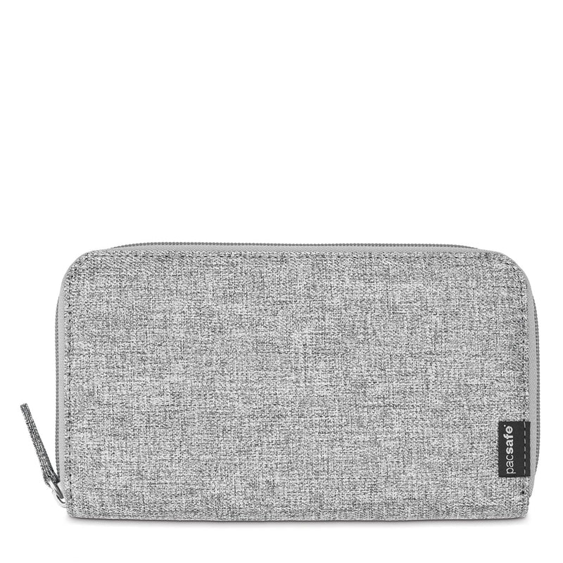 RFIDsafe LX250 RFID Blocking Travel Wallet, Tweed Gray