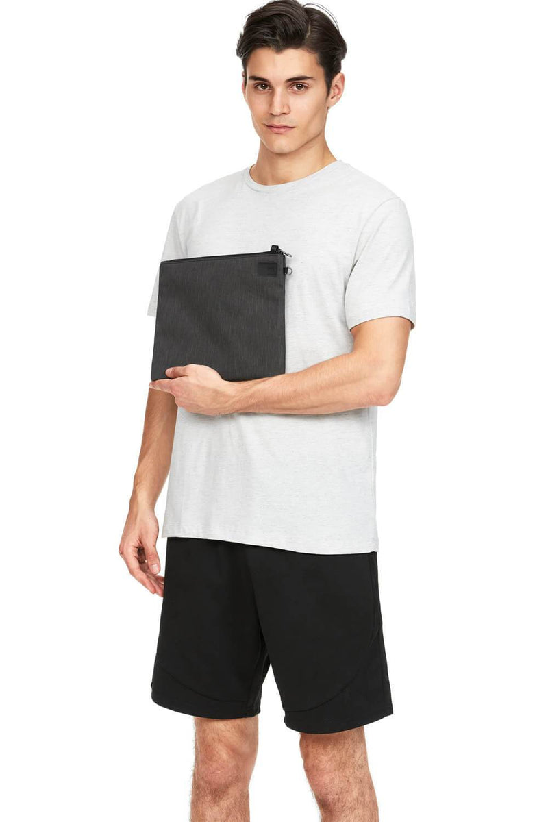 RFIDSafe Large Travel Pouch Carbon