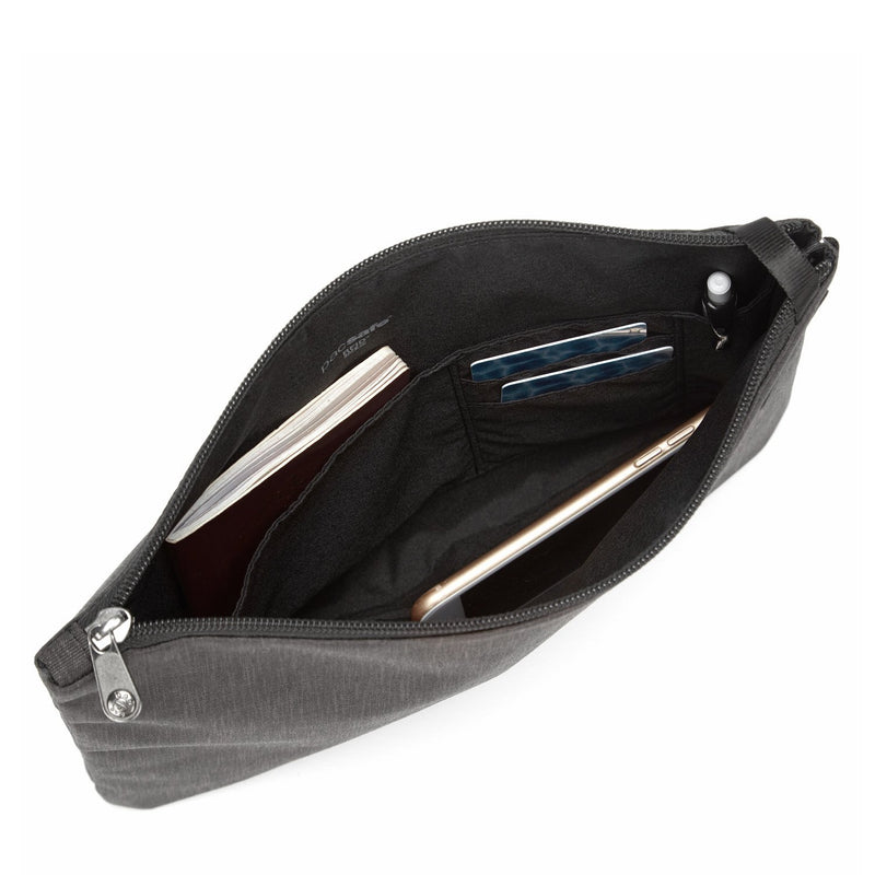 RFIDsafe RFID Blocking Large Travel Pouch, Carbon