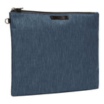 RFIDsafe RFID Blocking Large Travel Pouch, Dark Denim