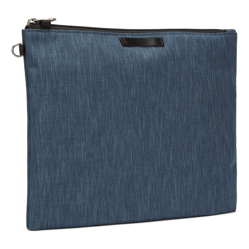 RFIDsafe RFID Blocking Large Travel Pouch, Dark Denim