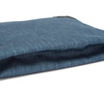 RFIDsafe RFID Blocking Large Travel Pouch, Dark Denim