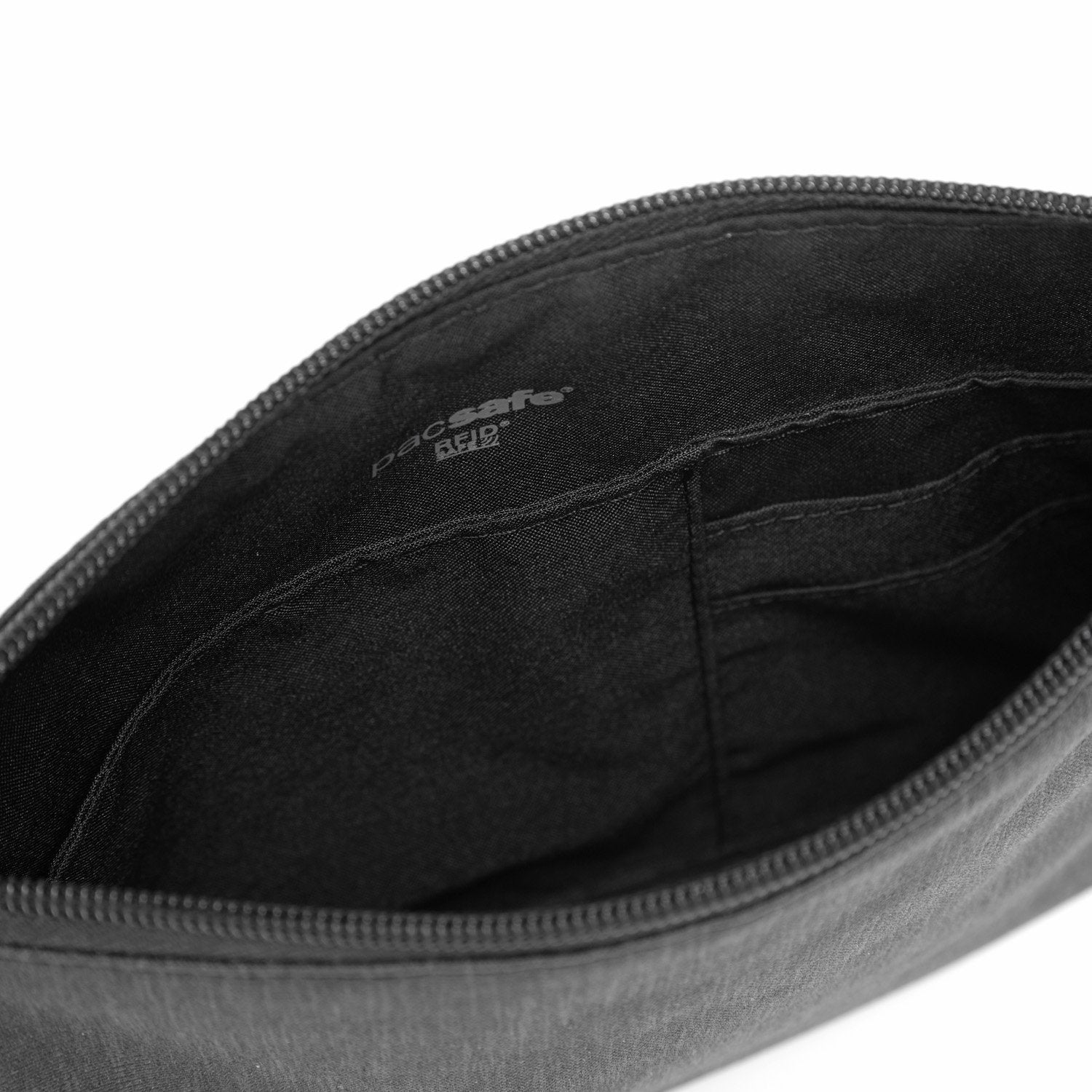 RFIDsafe RFID Blocking Small Travel Pouch, Carbon