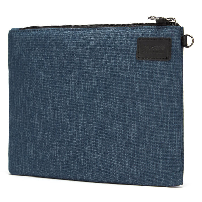 RFIDsafe RFID Blocking Small Travel Pouch, Dark Denim
