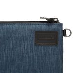 RFIDsafe RFID Blocking Small Travel Pouch, Dark Denim