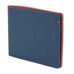 RFIDsafe TEC RFID Blocking Slim Bifold Wallet, Navy/Red