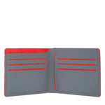 RFIDsafe TEC RFID Blocking Slim Bifold Wallet, Navy/Red