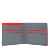 RFIDsafe TEC RFID Blocking Slim Bifold Wallet, Navy/Red