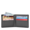 RFIDsafe TEC RFID Blocking Slim Bifold Wallet, Black