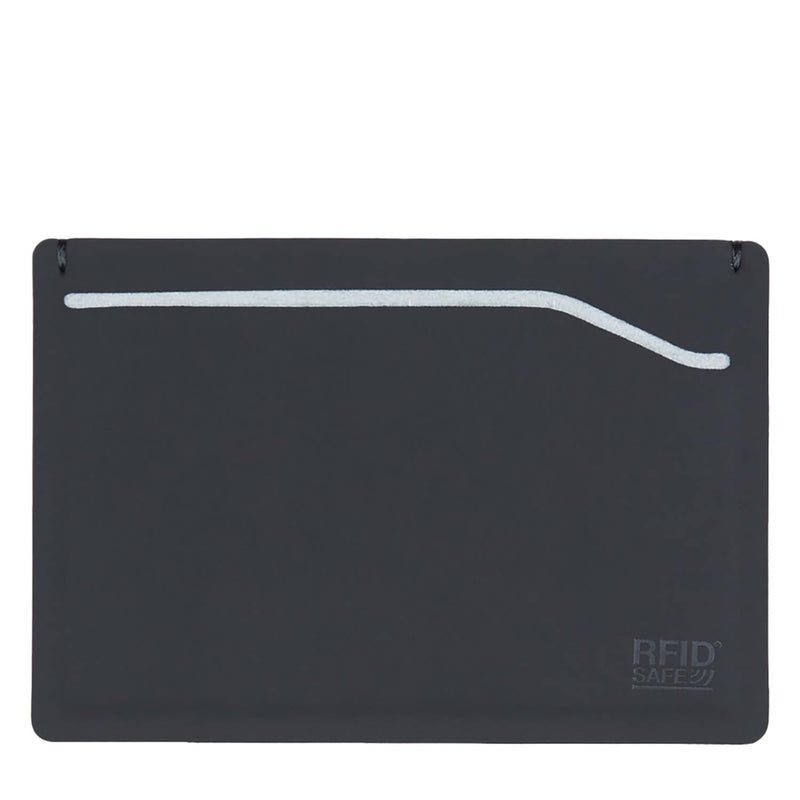 RFIDsafe TEC RFID Blocking Card Sleeve Wallet, Black