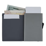 RFIDsafe TEC RFID Blocking Slider Wallet, Black