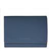 RFIDsafe TEC RFID Blocking Slim Trifold Wallet, Navy/Red