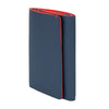 RFIDsafe TEC RFID Blocking Slim Trifold Wallet, Navy/Red