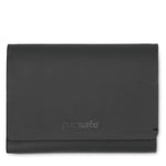 RFIDsafe TEC RFID Blocking Slim Trifold Wallet, Black
