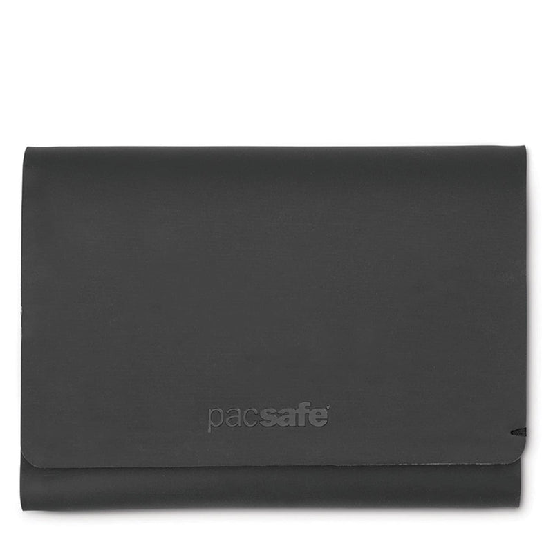 RFIDsafe TEC RFID Blocking Slim Trifold Wallet, Black
