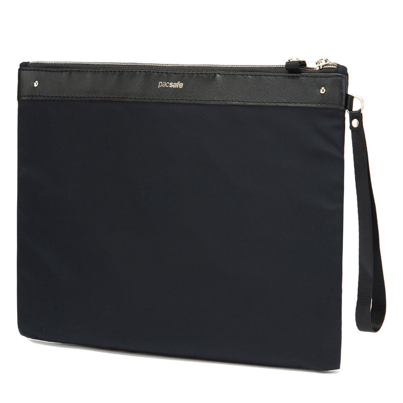 RFIDsafe RFID Blocking Large Travel Pouch, Black