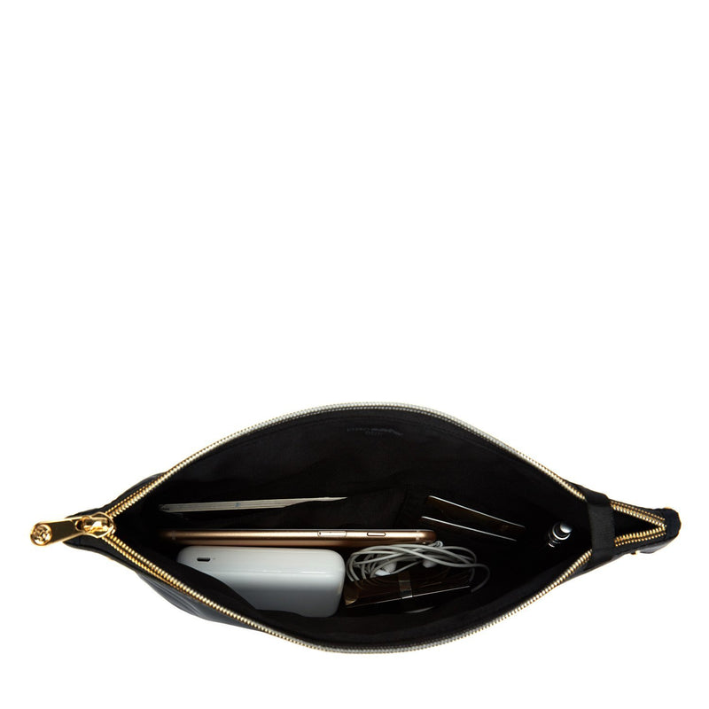 RFIDsafe RFID Blocking Large Travel Pouch, Black