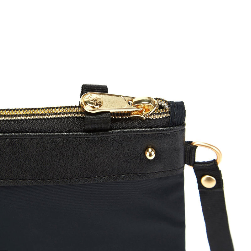 RFIDsafe RFID Blocking Large Travel Pouch, Black