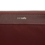 RFIDsafe RFID Blocking Large Travel Pouch, Merlot