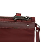 RFIDsafe RFID Blocking Large Travel Pouch, Merlot