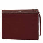 RFIDsafe RFID Blocking Large Travel Pouch, Merlot
