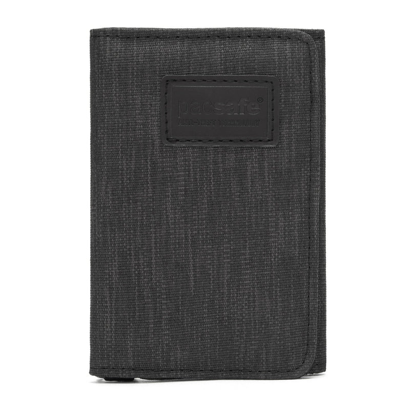 RFIDsafe RFID Blocking Trifold Wallet, Carbon