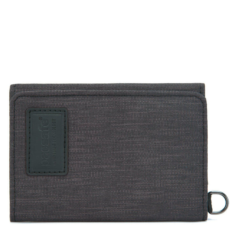 RFIDsafe RFID Blocking Trifold Wallet, Carbon