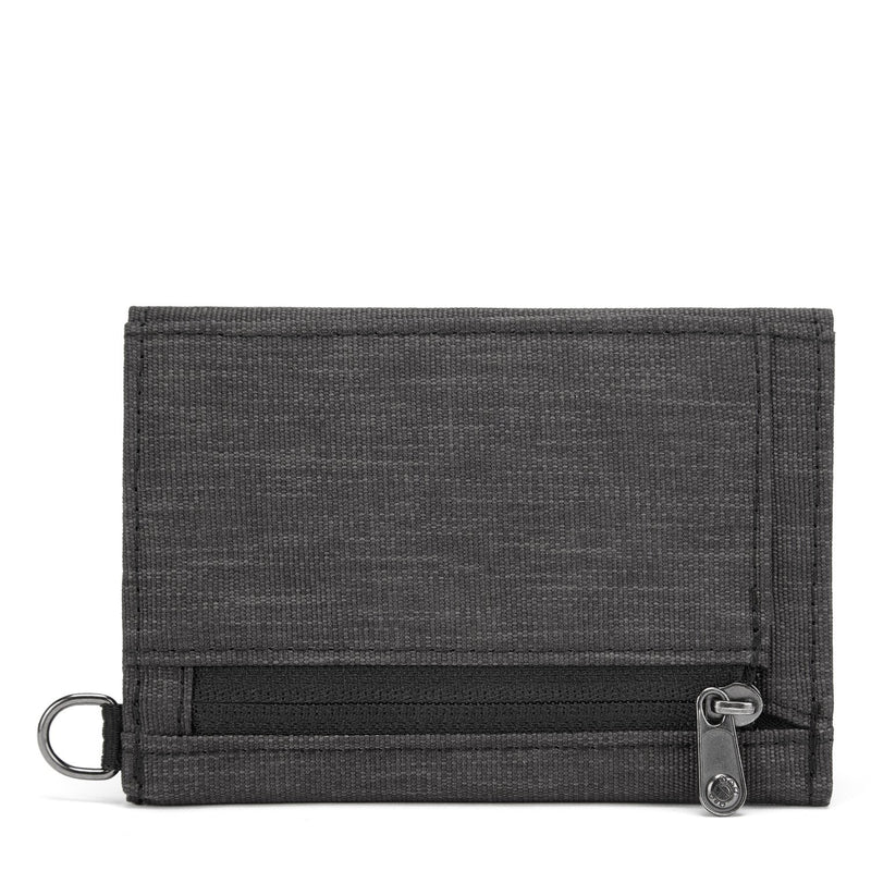 RFIDsafe RFID Blocking Trifold Wallet, Carbon