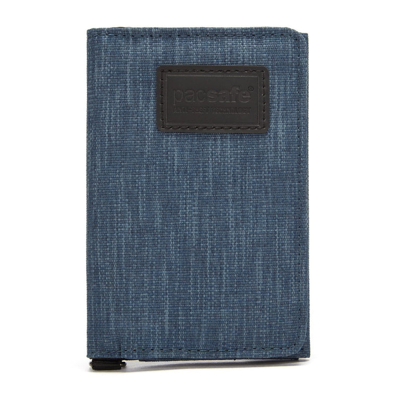 RFIDsafe RFID Blocking Trifold Wallet, Dark Denim