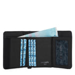 RFIDsafe RFID Blocking Trifold Wallet, Dark Denim