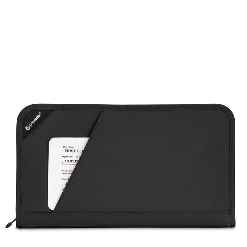 RFIDsafe V200 RFID Blocking Travel Organizer, Black