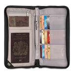 RFIDsafe V200 RFID Blocking Travel Organizer, Black