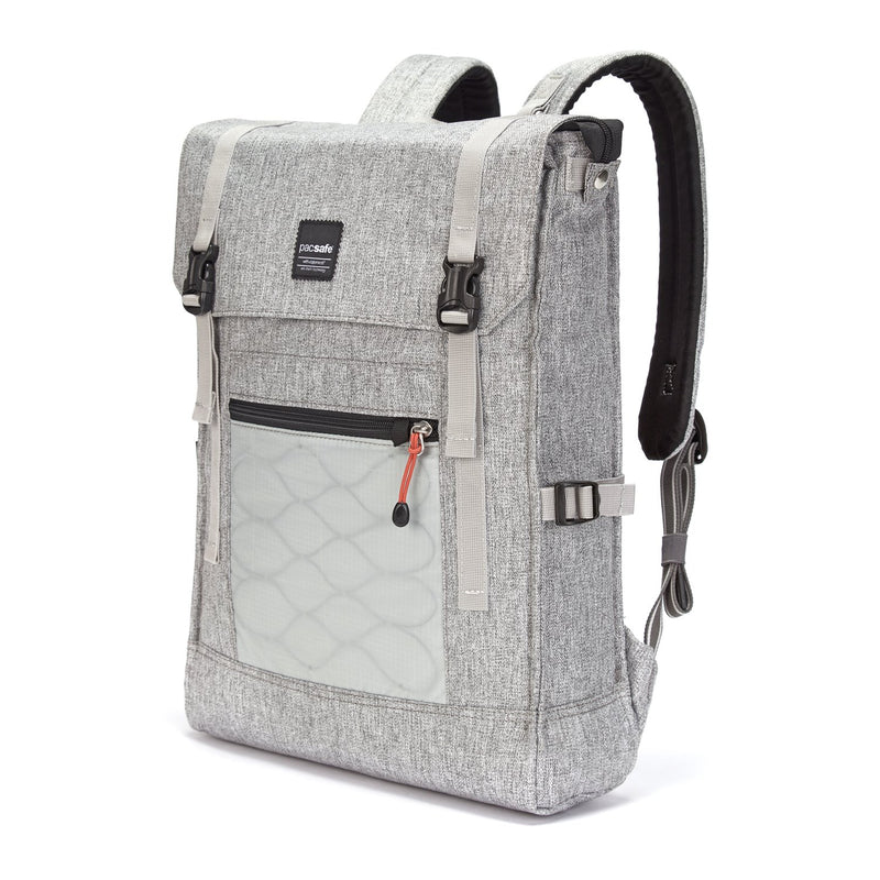 Slingsafe LX450 Anti-Theft Backpack, Tweed Gray