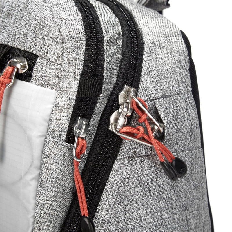Slingsafe LX500 Anti-Theft Backpack, Tweed Gray
