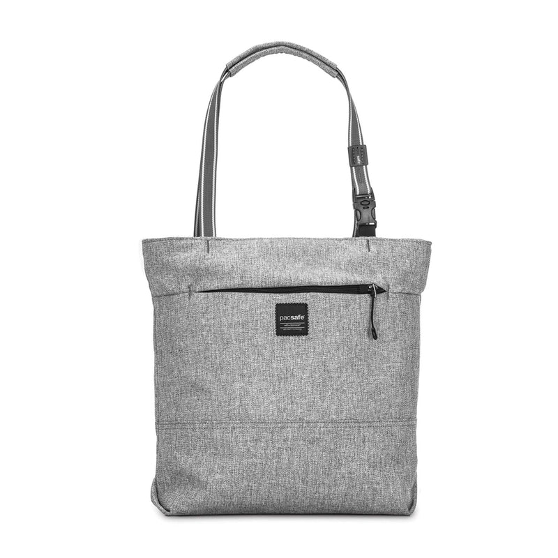 Slingsafe LX200 Anti-Theft Compact Tote, Tweed Gray