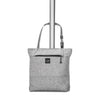 Slingsafe LX200 Anti-Theft Compact Tote, Tweed Gray