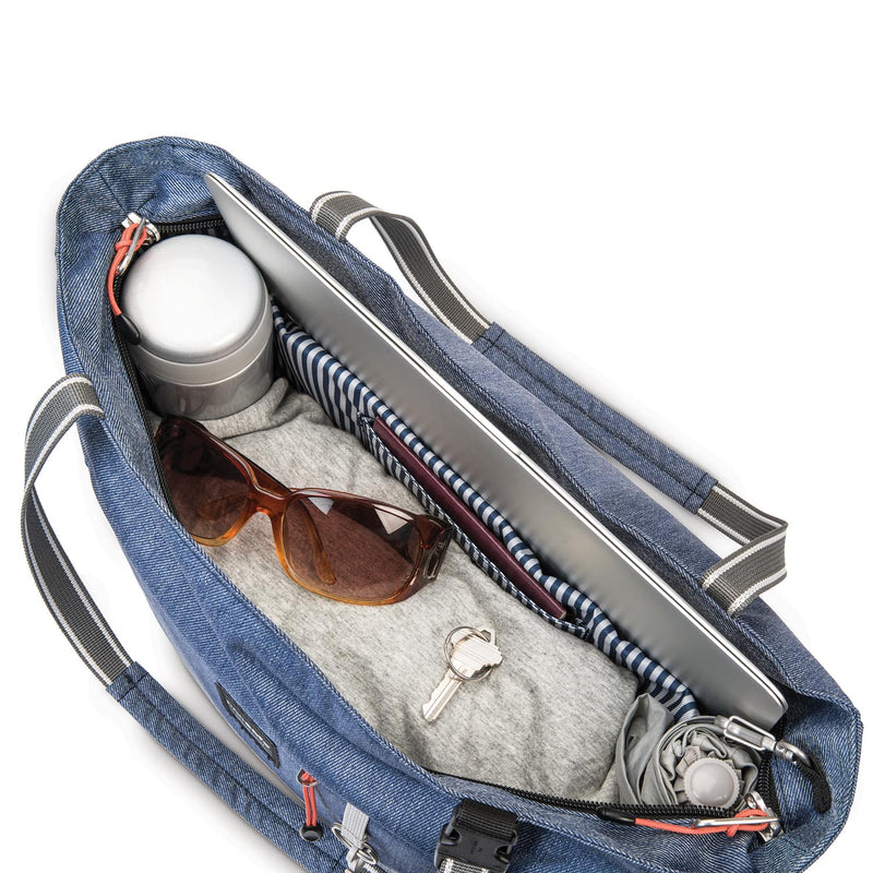 Slingsafe LX250 Anti-Theft Tote, Denim