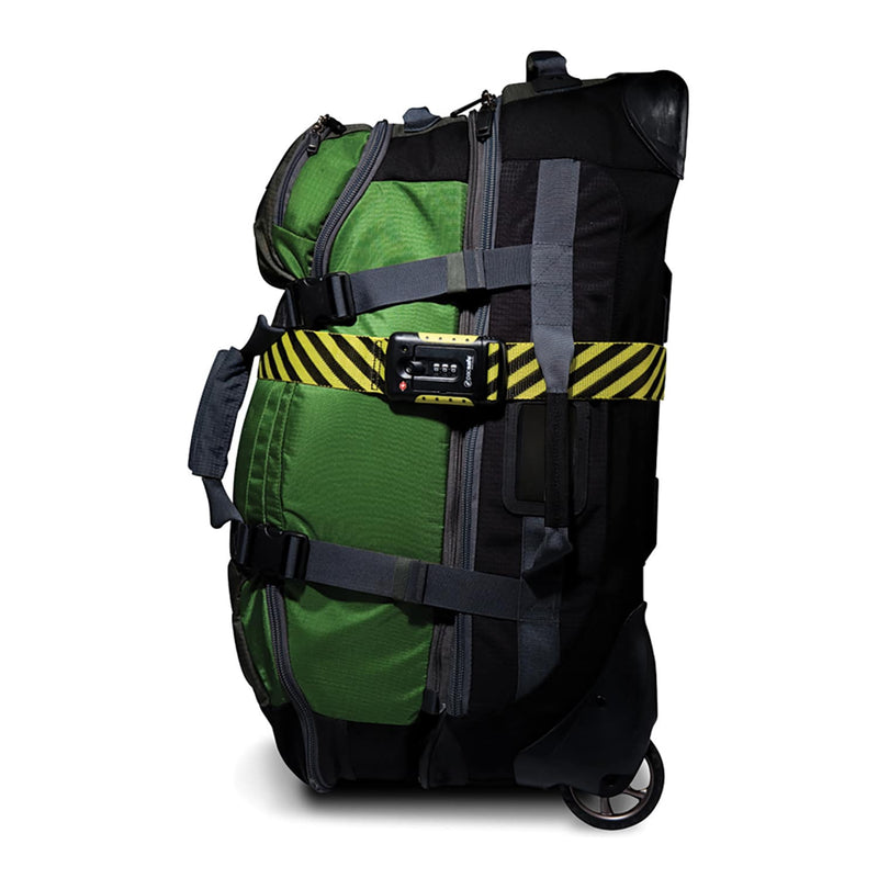 Strapsafe 100 TSA Luggage Strap, Yellow & Black