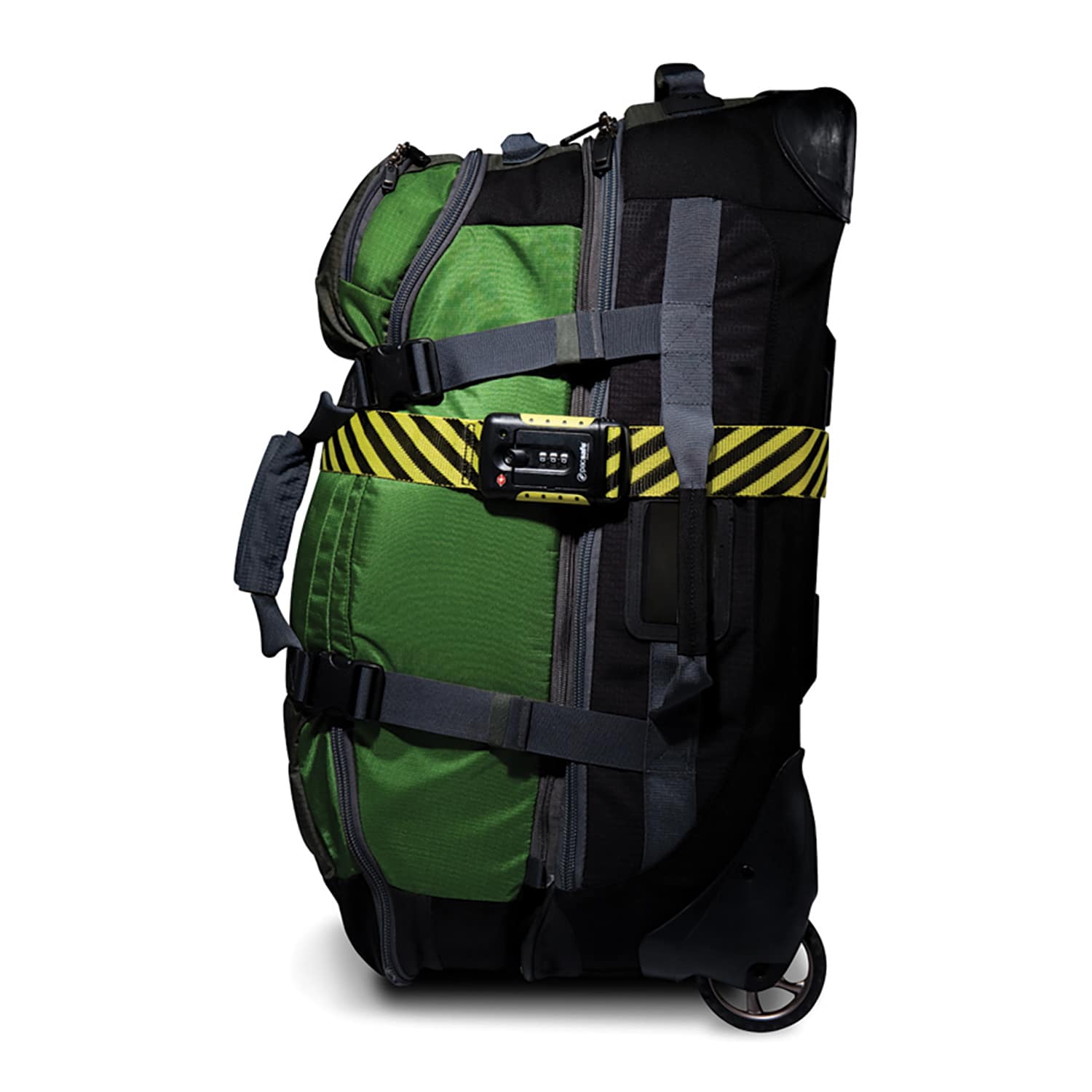 Strapsafe 100 TSA Luggage Strap, Yellow & Black