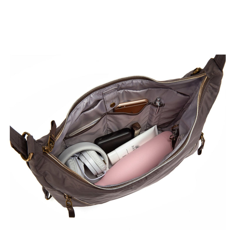 Stylesafe Anti-Theft Convertible Crossbody, Mocha